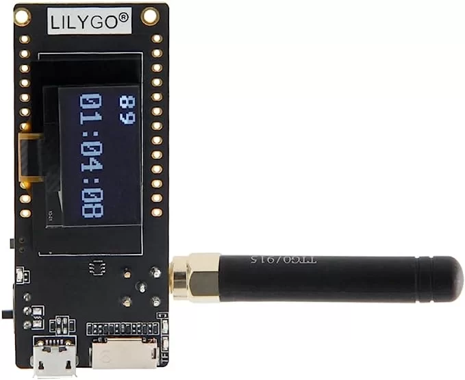 LILYGO Lora32 868Mhz OLED 0.96 inç SD Kart WiFi BLE Geliştirme Kartı ESP-32 SX1276