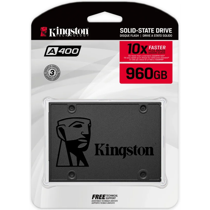 Kingston A400 960GB 2.5 SATA III SSD | SA400S37/960G