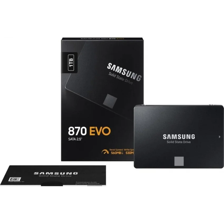 Samsung 870 EVO 1TB 2.5 SATA III SSD | MZ-77E1T0BW