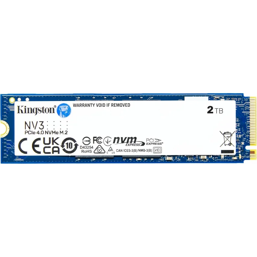 Kingston NV3 2TB NVMe PCIe 4.0 SSD | SNV3S/2000G