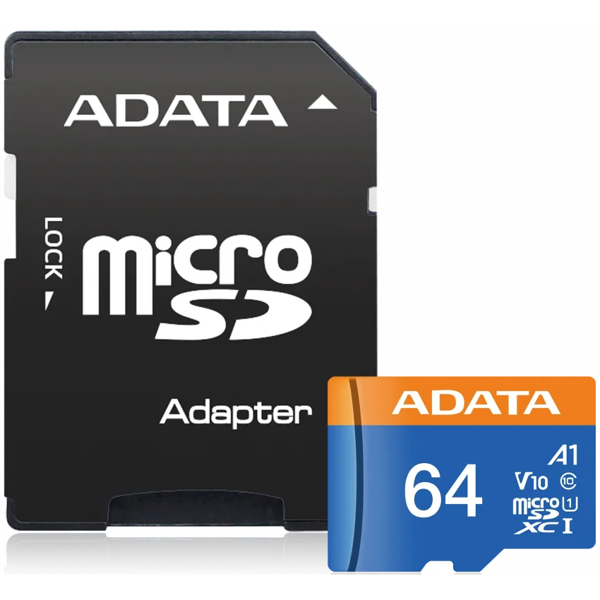 ADATA Premier 64GB Micro SD Hafıza Kartı | AUSDX64GUICL10A1-RA1