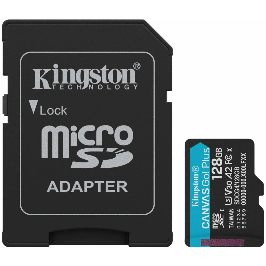 Kingston Canvas Go! Plus 128GB Micro SD Hafıza Kartı | SDCG4/128GB