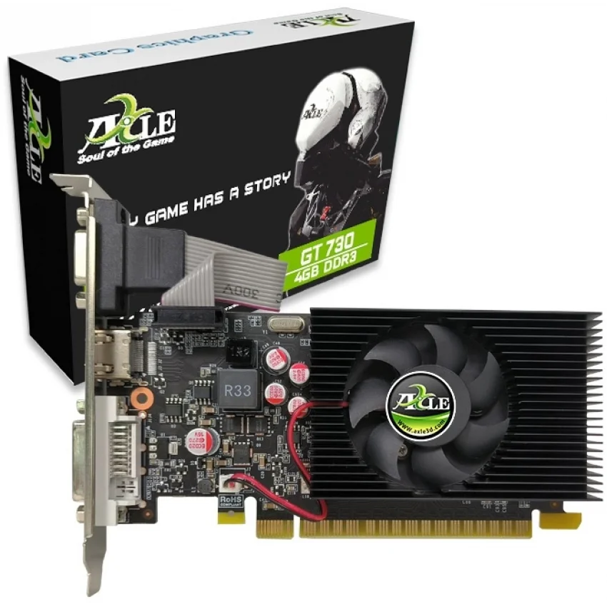 Axle NVIDIA GeForce GT 730 4GB DDR3 128-Bit Ekran Kartı | AX-GT730/4GD3P8CDIL