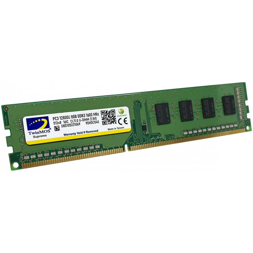 TwinMOS 8GB DDR3 1600MHz Masaüstü PC Ram | MDD38GB1600D