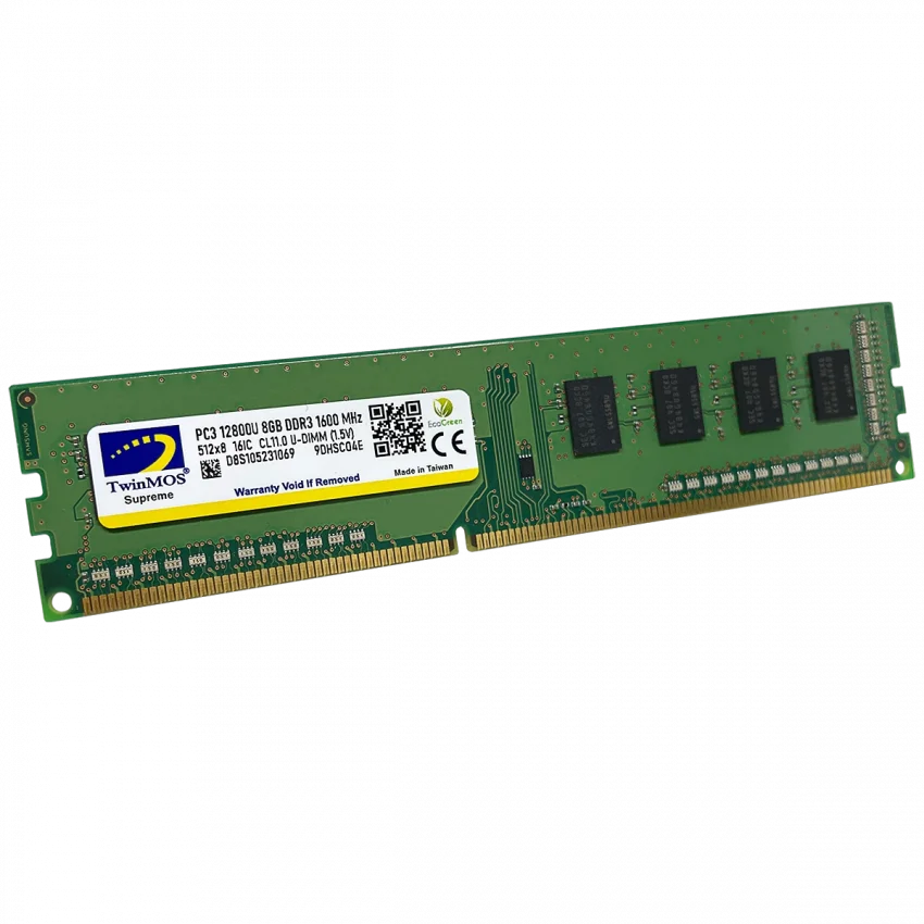 TwinMOS 8GB DDR3L 1600MHz Masaüstü PC Ram | MDD3L8GB1600D