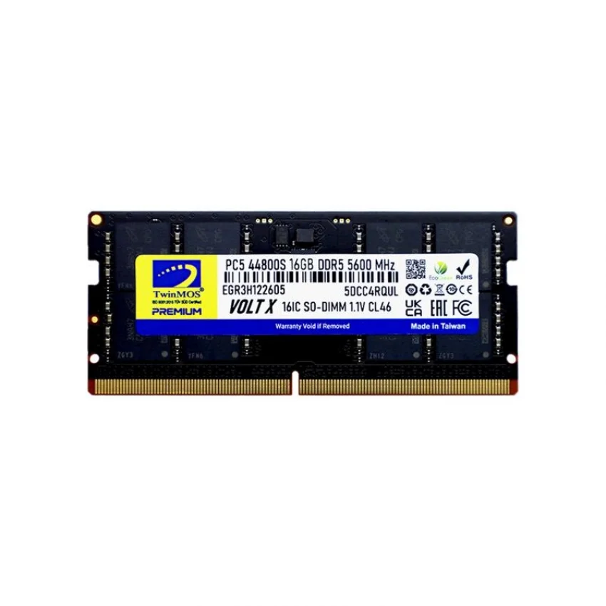 TwinMOS VOLTX 16GB DDR5 5600MHz Laptop Ram | TMD516GB5600S46