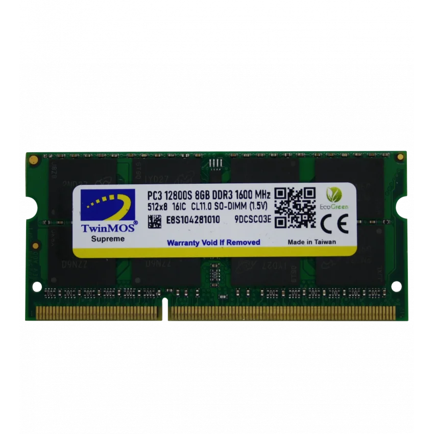 TwinMOS 8GB DDR3 1600MHz Laptop Ram | MDD38GB1600N