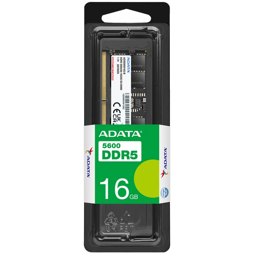 ADATA 16GB DDR5 5600MHz SO-DIMM Notebook RAM | AD5S560016G-S