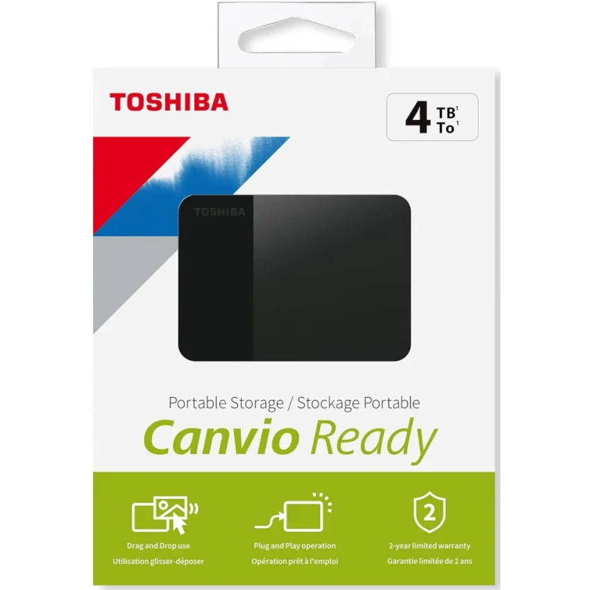 Toshiba Canvio Ready 4TB 2.5 Taşınabilir Harddisk | HDTP340EK3CA