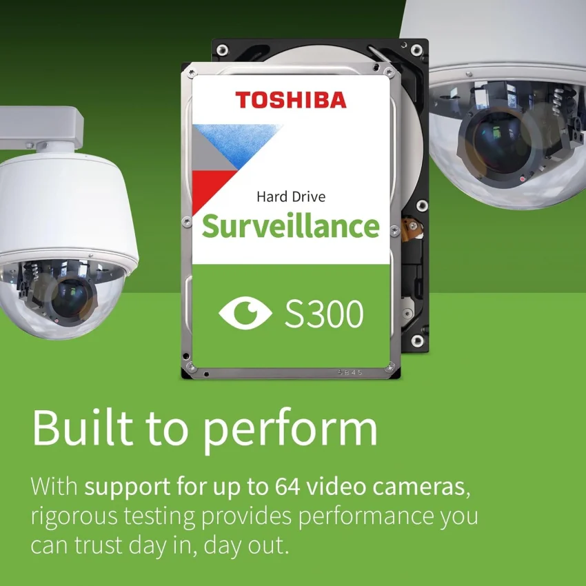 Toshiba S300 Surveillance 6TB 3.5 Güvenlik Harddiski | HDWT860UZSVA