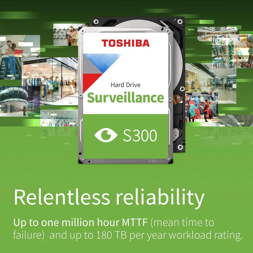 Toshiba S300 Surveillance 6TB 3.5 Güvenlik Harddiski | HDWT860UZSVA