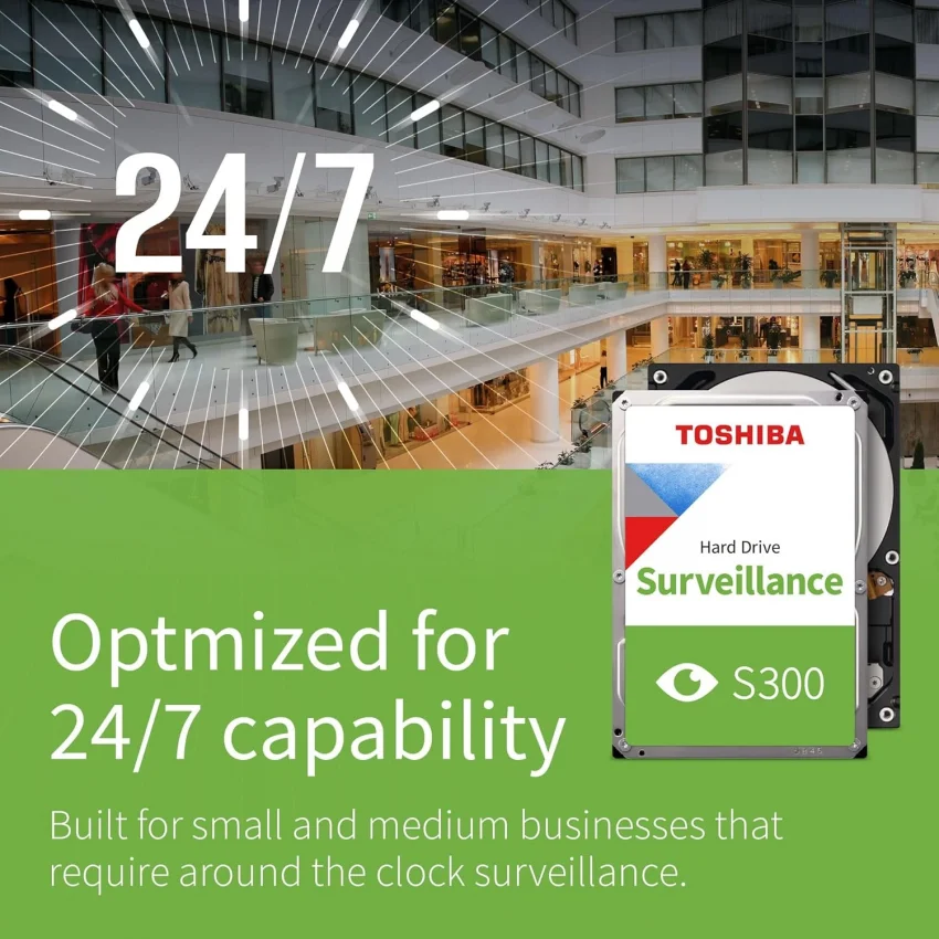 Toshiba S300 Surveillance 2TB 3.5 Güvenlik Harddiski | HDWT720UZSVA