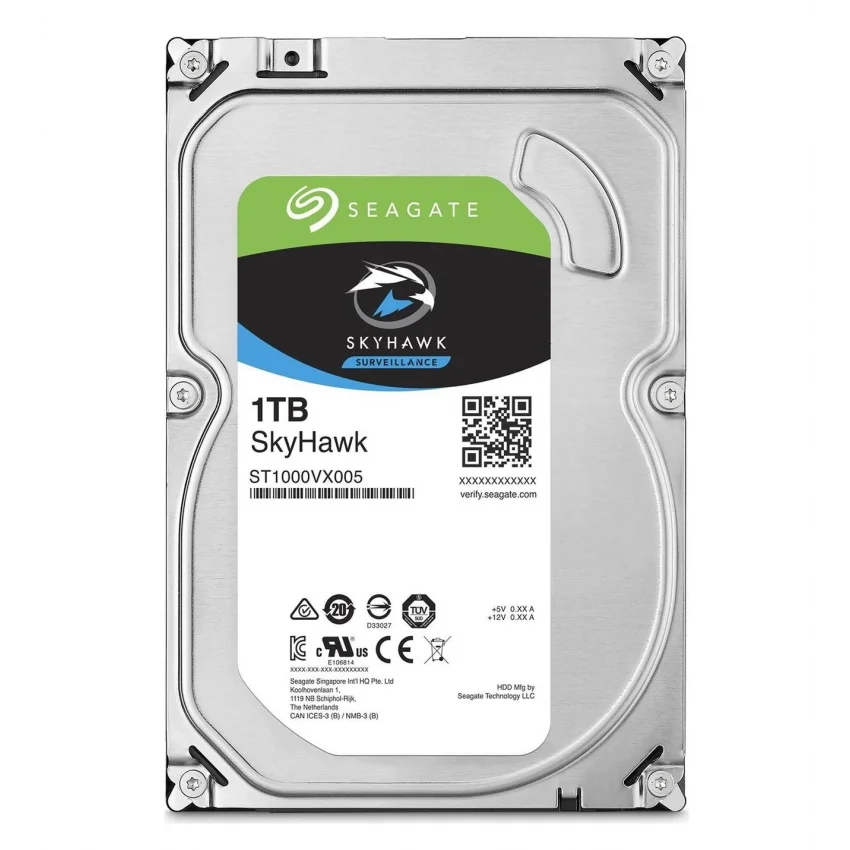 Seagate SkyHawk 1TB 3.5 Güvenlik Harddiski | ST1000VX005