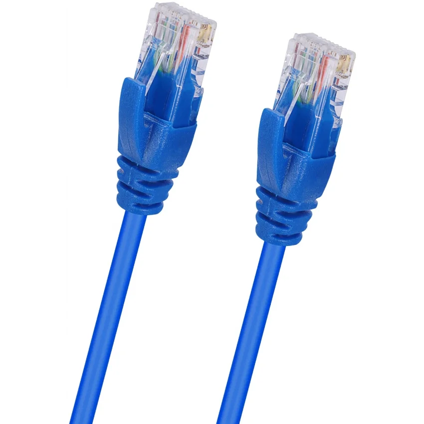 S-link SL-CAT605BL 5m Mavi Cat6 UTP Hazır Ethernet Kablosu