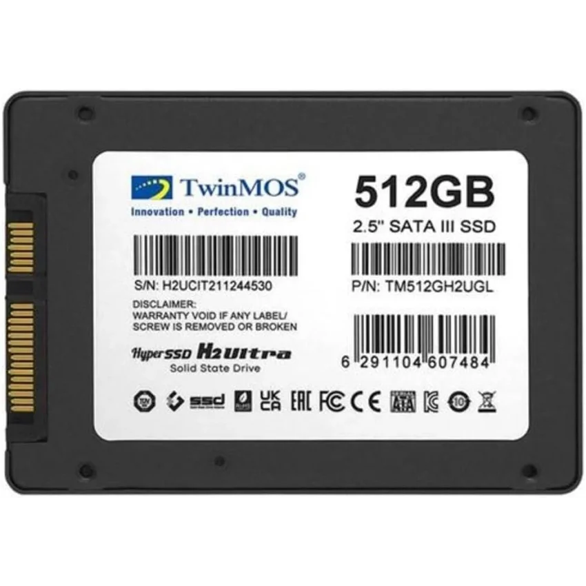 TwinMOS Hyper H2 Ultra 512GB SATA III SSD | TM512GH2UGL