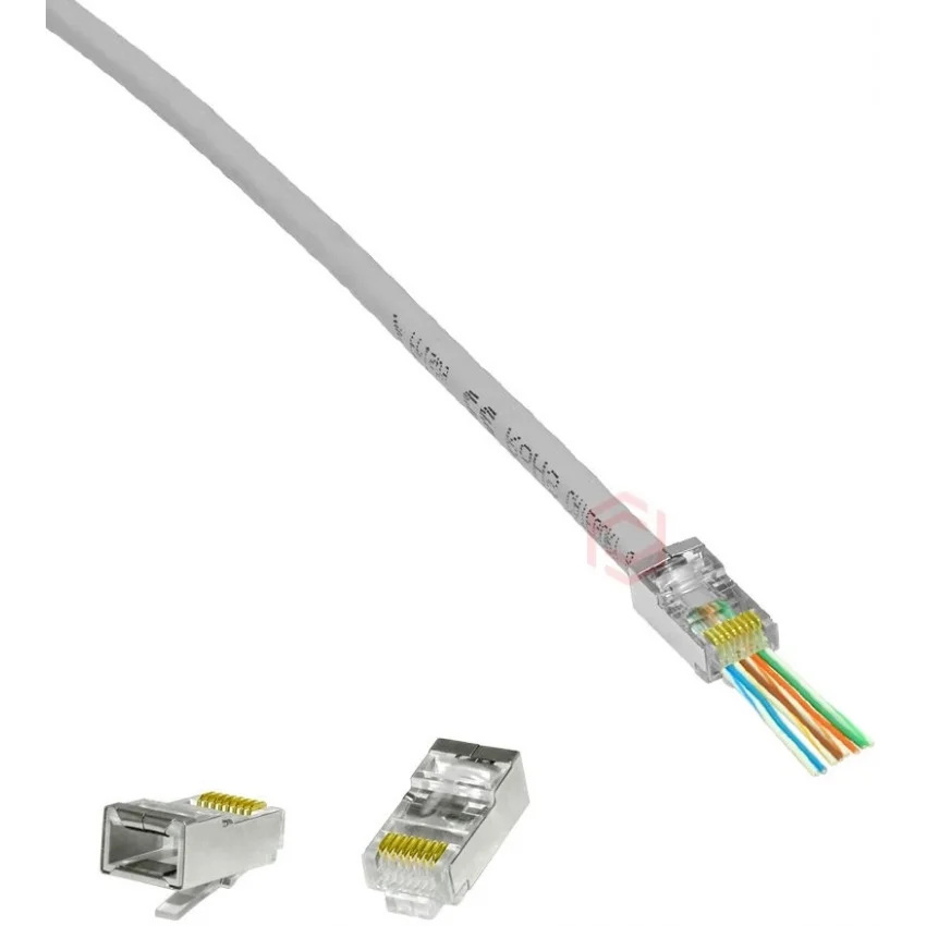 Frisby RJ45 EZ Yeni Nesil Delikli Metal Konnektör 100’lü - FNW-RJ4532N