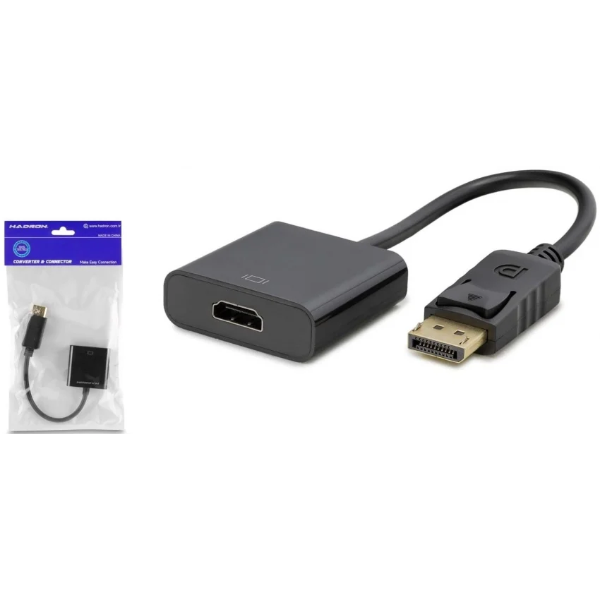 Hadron DisplayPort to HDMI 4K 30Hz Dönüştürücü - HDX7873