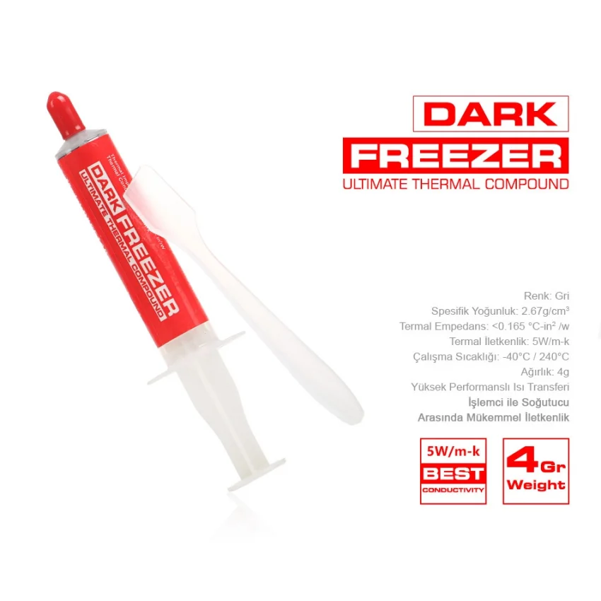 Dark Freezer Ultimate 4gr Termal Macun 5W/m-K DKCCT4P