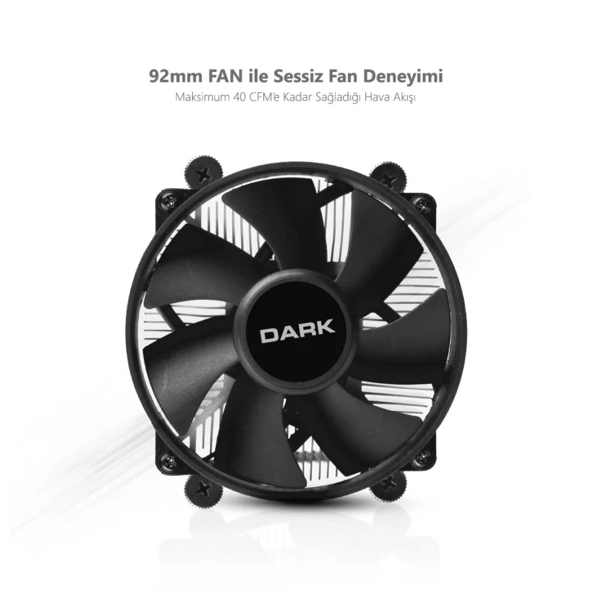 Dark AMD AM4/Ryzen Uyumlu İşlemci Soğutucu DKCCA91
