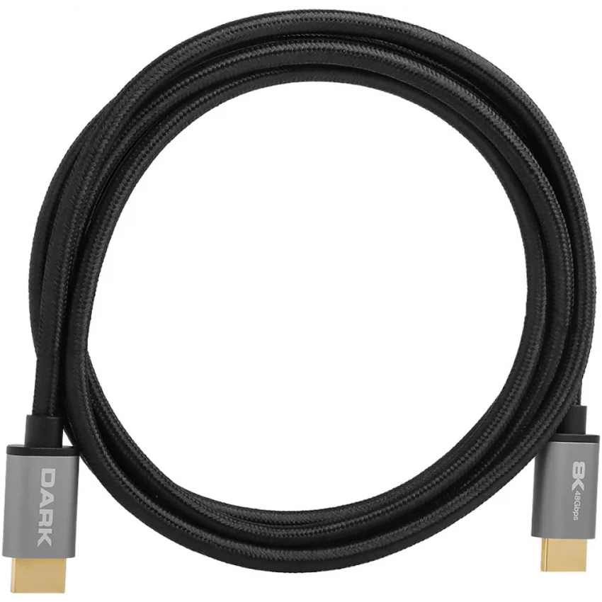 Dark 2m HDMI 2.1 Kablo | 8K 60Hz, 4K 120Hz, DK-HD-CV21L200G