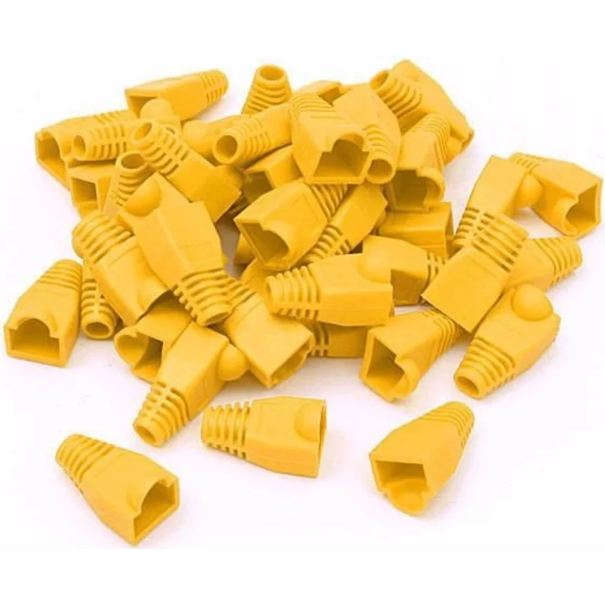 CMR RJ45 Konnektör Koruyucu Kılıf | 25li Paket - Sarı