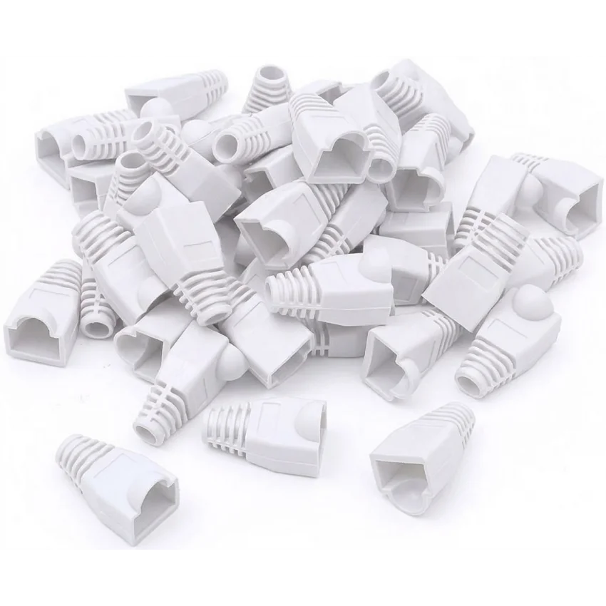 CMR RJ45 Konnektör Koruyucu Kılıf | 25li Paket - Beyaz