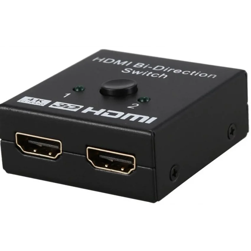 Alfais 4494 2 Port Çift Yönlü Hdmi Switch Splitter Ekran Monitör Çoklayıcı Çoğaltıcı