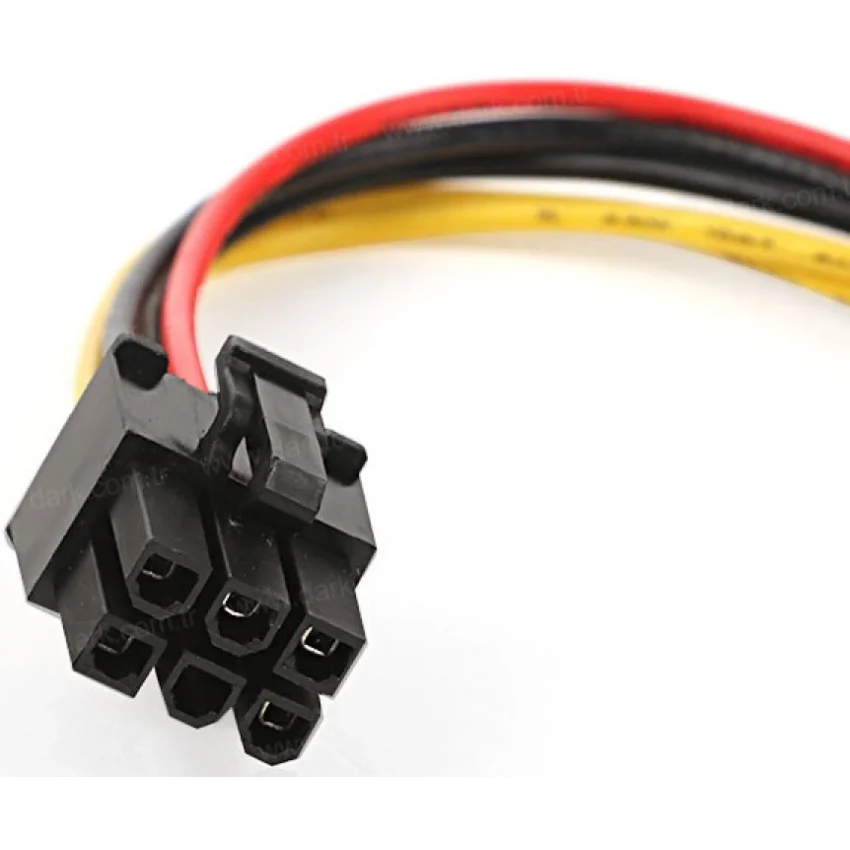 Dark Molex 4Pin - 6Pin PCI-E Dönüştürücü Güç Kablosu | DK-CB-P103