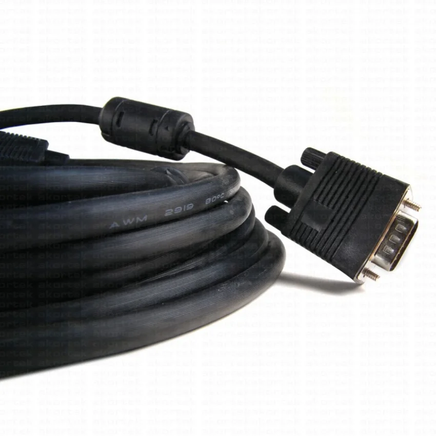Dark VGA Kablo 1.8m Ferrit Core EMI/RFI Filtreli | DK-CB-VGA180L