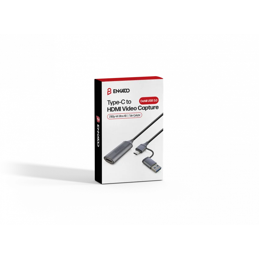 Enkado 4K Video Capture Kartı Type-C & USB 3.0 | EKD-TP46