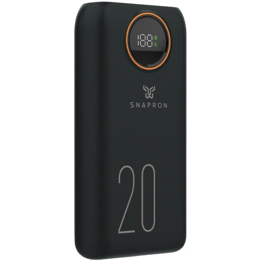 Snapron 20000 mAh 22.5W Dahili Kablolu Powerbank | SNP-3013