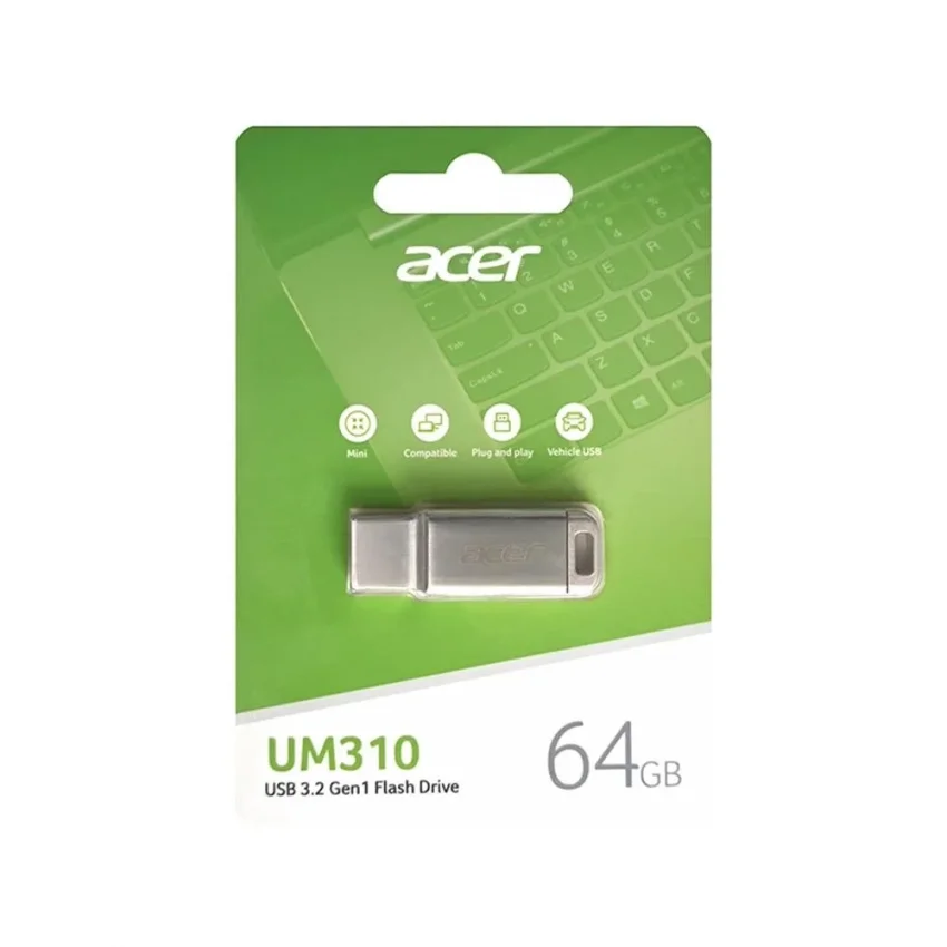 Acer Flash Bellek 64GB USB 3.2 Gen1 | UM310-64GB
