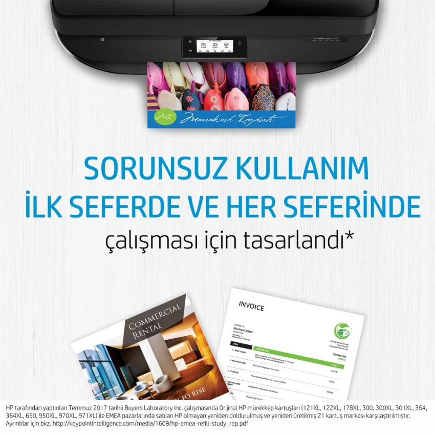 HP 304 Üç Renkli Orijinal Mürekkep Kartuşu | N9K05AE