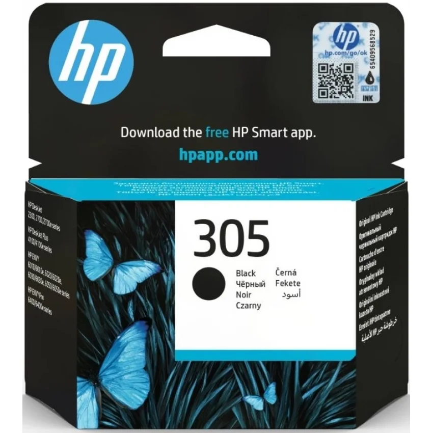 HP 305 Siyah Orijinal Mürekkep Kartuşu | 3YM61AE
