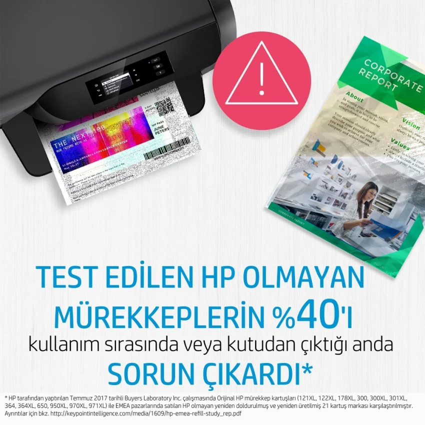HP 305 Siyah Orijinal Mürekkep Kartuşu | 3YM61AE
