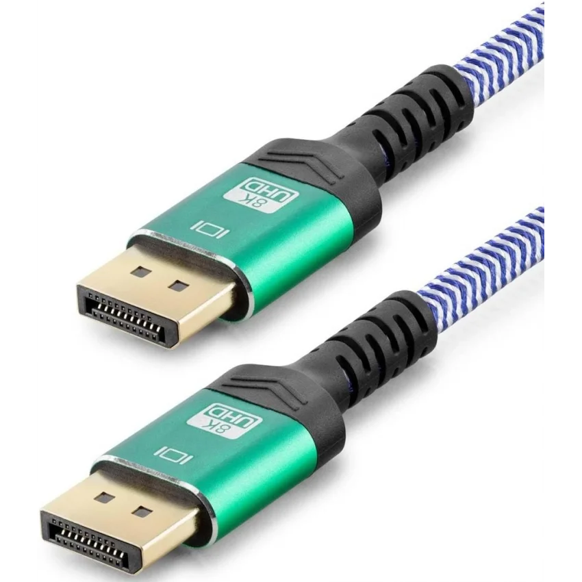 Hadron DisplayPort Kablo 8K 144Hz 2 Metre Örgülü | HDX7820