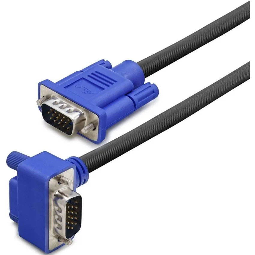 Hadron VGA Kablo 1.5 Metre L Tip 90 Derece Filtreli | HN4485