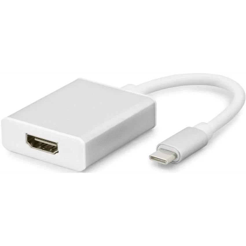 Hadron Type-C to HDMI Dönüştürücü Adaptör 4K 30Hz Beyaz | HDX7760
