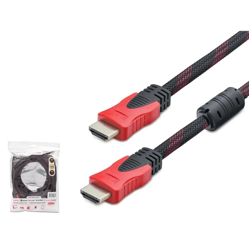 Hadron HDMI Kablo 15 Metre Filtreli Zırhlı Örgü | HDX2022