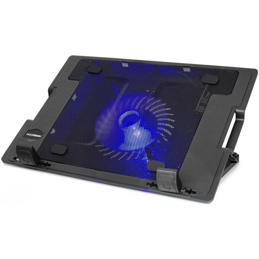 Hadron Laptop Soğutucu Stand LEDli Fanlı Siyah | HDX4251