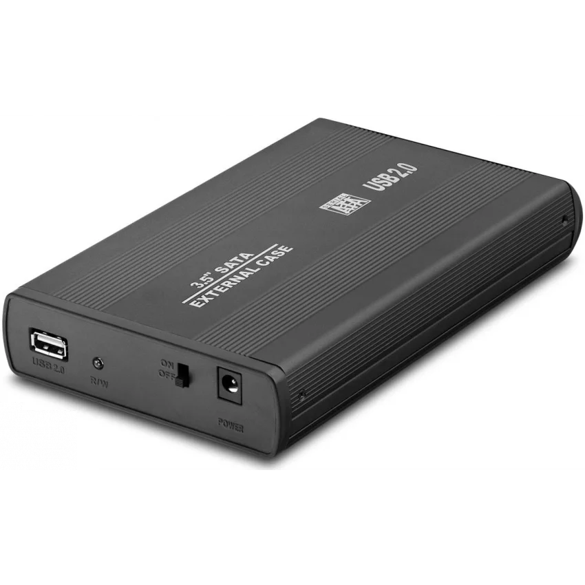 Hadron Harici Harddisk Kutusu 3.5 SATA USB 2.0 Siyah | HDX1753