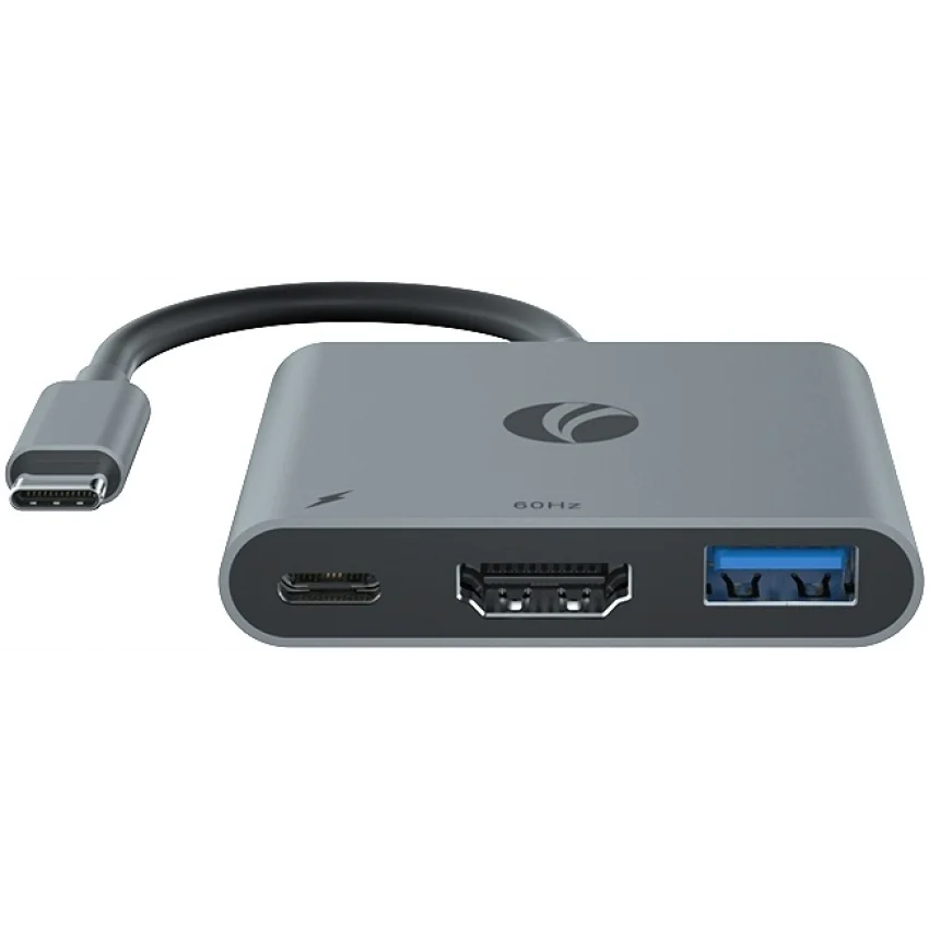 VCOM Type-C to HDMI 4K 60Hz USB 3.0 PD 100W Hub | CUE15