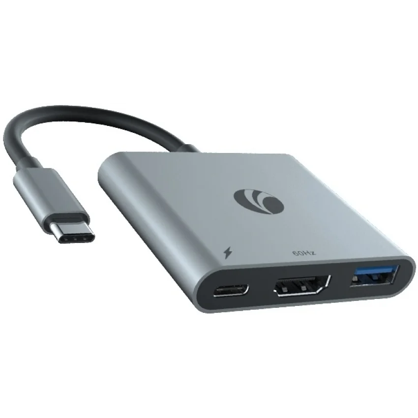 VCOM Type-C to HDMI 4K 60Hz USB 3.0 PD 100W Hub | CUE15