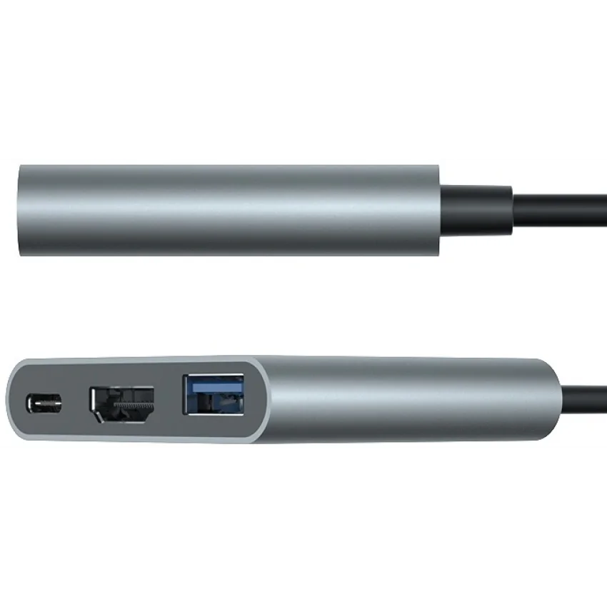 VCOM Type-C to HDMI 4K 60Hz USB 3.0 PD 100W Hub | CUE15