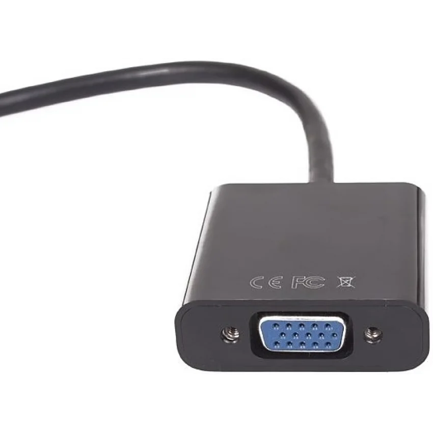 VCOM HDMI to VGA Dişi Çevirici Dönüştürücü Siyah | CG591-B-0.15
