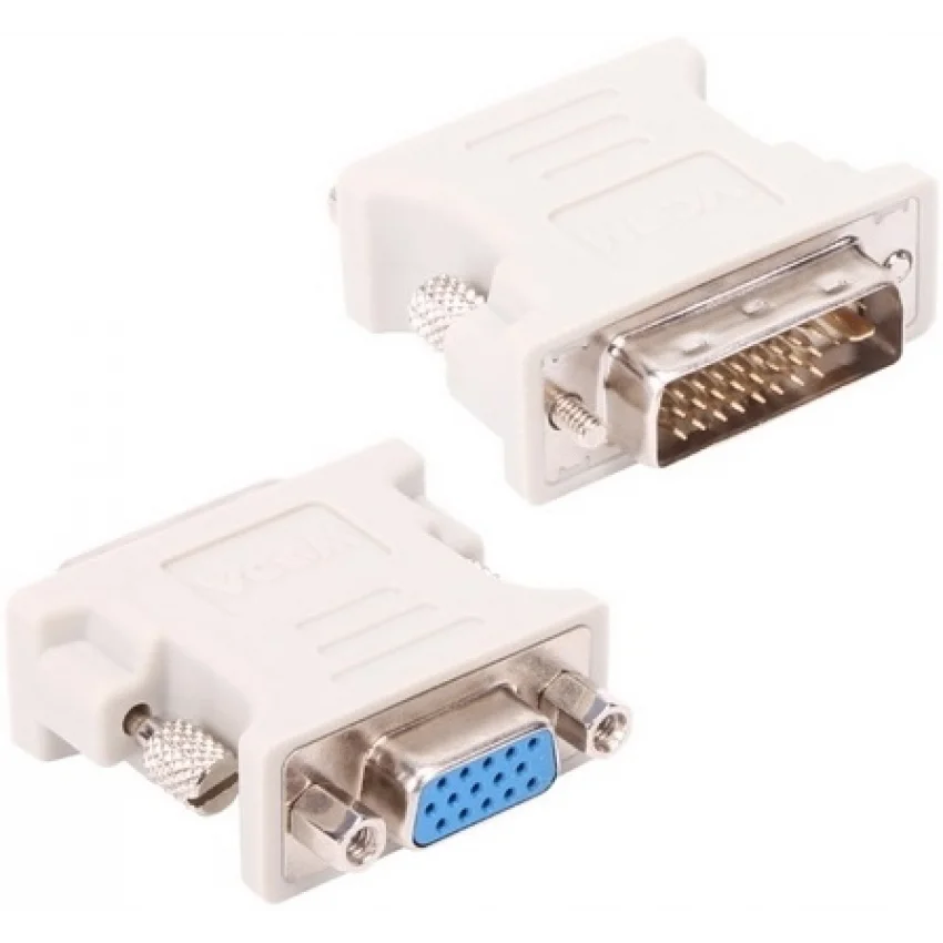 VCOM DVI-I 24+5 to VGA Dönüştürücü Adaptör Altın Uçlu | CA301