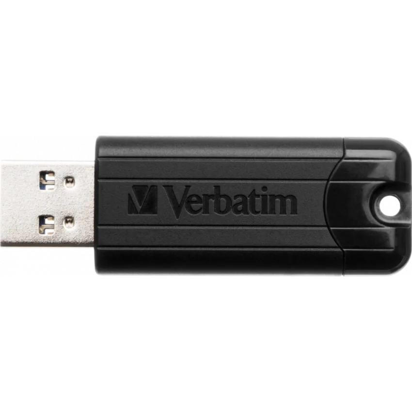 Verbatim PinStripe 128GB USB 3.2 Gen 1 Bellek Siyah | 49319