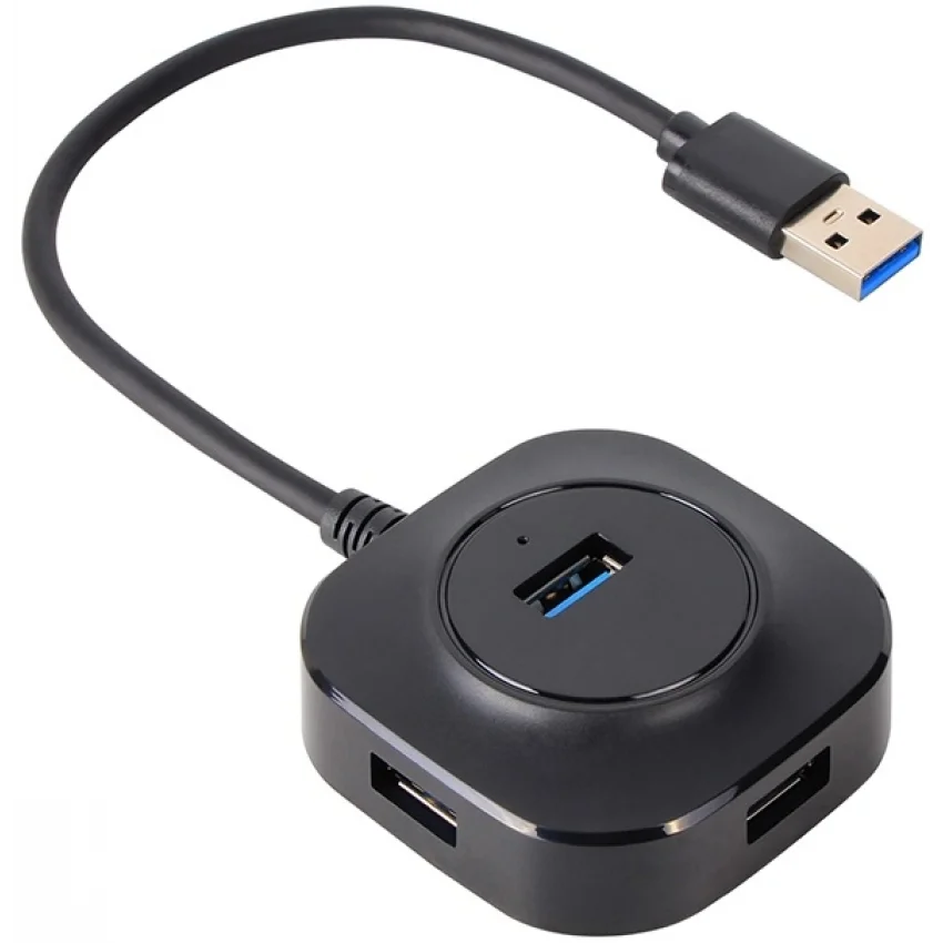 VCOM USB 3.0 4 Port Çoklayıcı Hub 5Gbps Güç Destekli | DH307