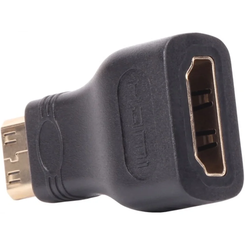 VCOM Mini HDMI Erkek to HDMI Dişi Adaptör Altın Uçlu | CA316