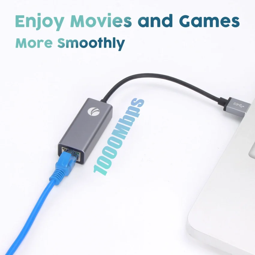 VCOM USB 3.0 to Gigabit Ethernet Adaptör 1000Mbps | DU312M